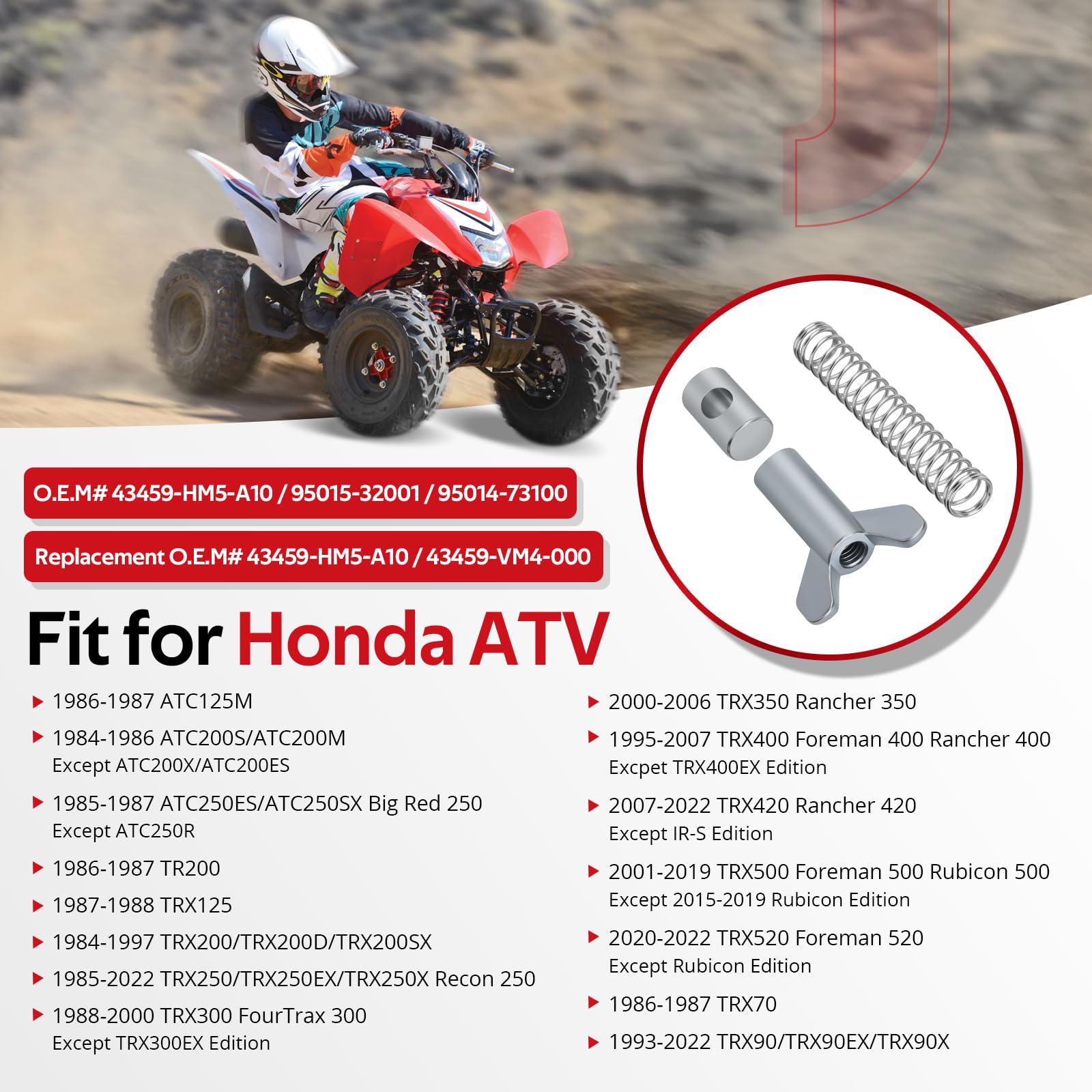 バイクのイグニッション Compatible With TRX125 For FOURTRAX For