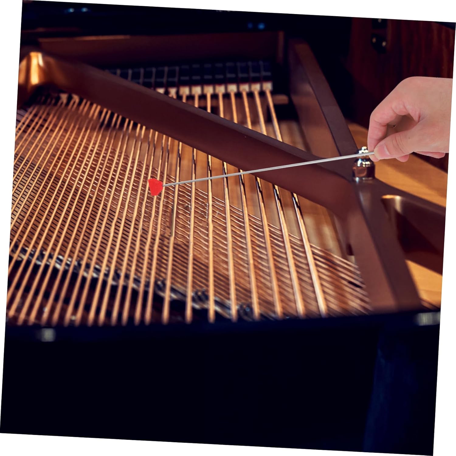 1set Piano Cleaning Tool Includes Scrapers Extendable Handle for Easy Maintenance for Piano Care and Dust Removal
