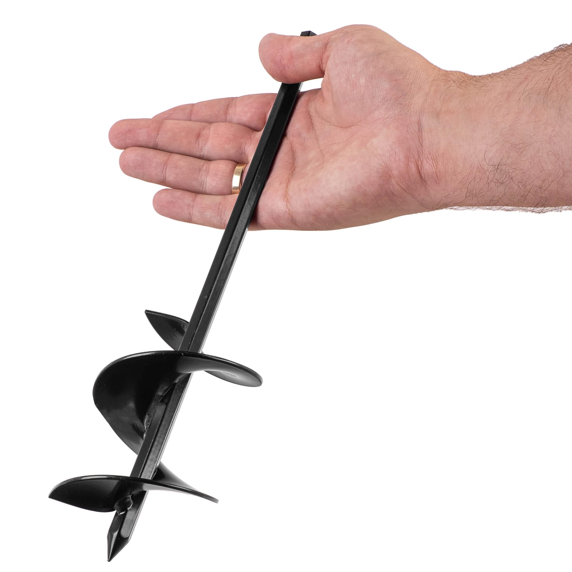 KADAX Punta elicoidale da 80 mm per trapano, punta per giardino, trivella per trapano, punta per piante per lavori in giardino, punta a spirale per forare buchi nel terreno