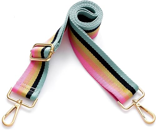 Miniatura 2 de S-Jacorry Correa de repuesto para bolso, correa ancha para el hombro, correas de lona ajustables, correas de repuesto para bolso