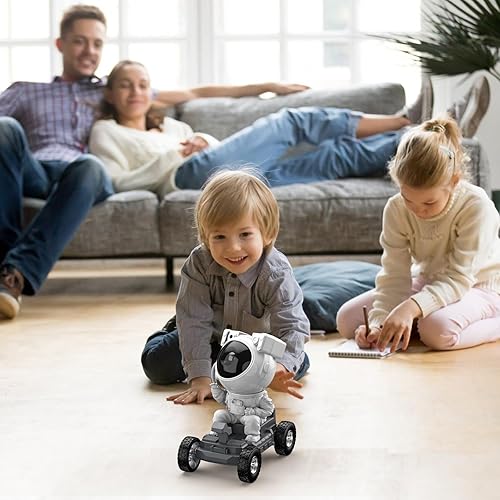 Miniatura 4 de Proyector de galaxia de astronauta, luz nocturna para niños, proyector de estrellas con temporizador y control remoto, luces LED de techo de