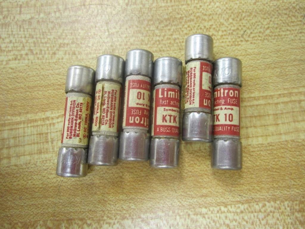 Limitron KTK-10 Bussmann Fuse KTK10 (Pack of 6)