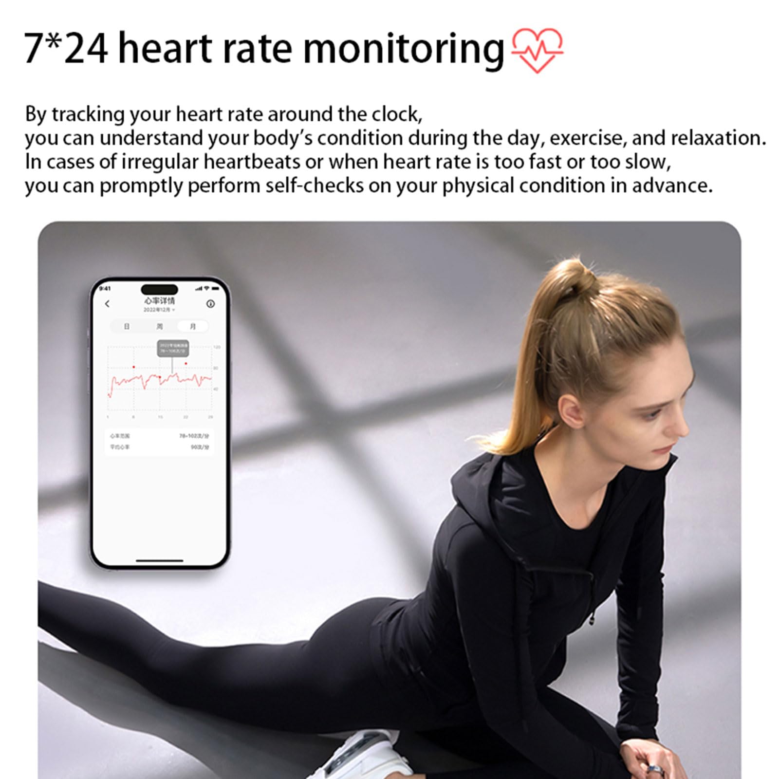 PEIXEN Anello NFC per Smartphone, Anello Impermeabile Multifunzionale, Monitoraggio della Salute del Corpo, Ricezione Dati App, Livello Impermeabile 5atm, Ricarica Wireless NFC 22 Black
