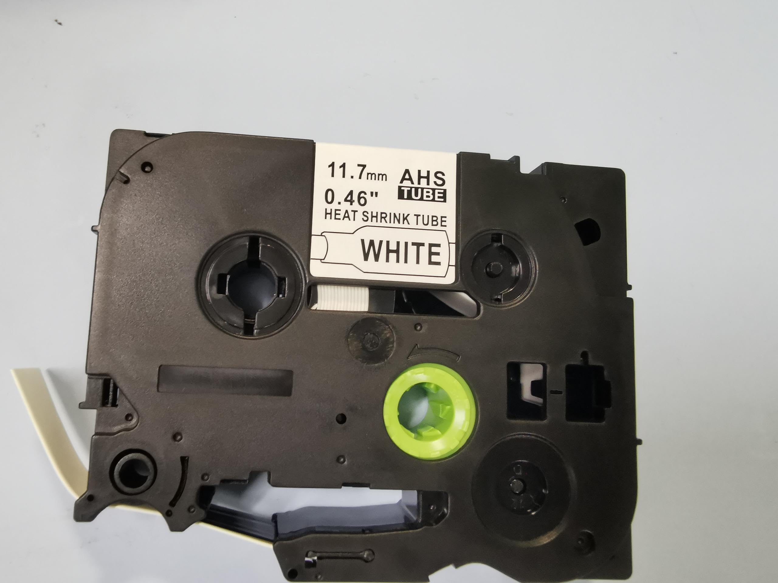 Oozmas HSe-231 Kompatibel mit 11,7mm HSe231 HS-231 Heat Shrink Tubes Schwarz auf Weiß Etikettenband für PT H500 E300VP E500 E550WVP P750WVP P700 E300, 3-Pack