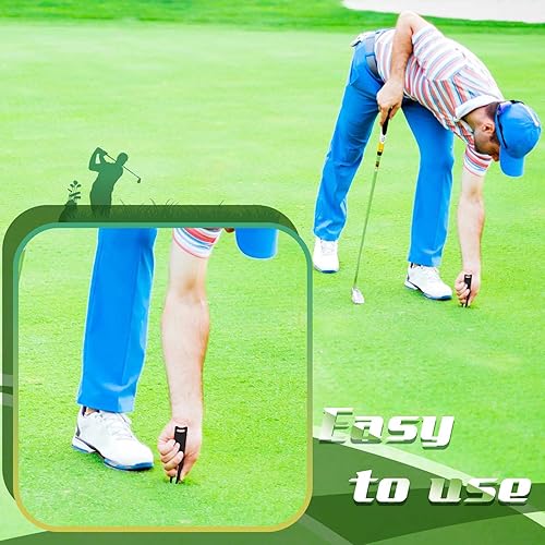 Miniatura 4 de Herramienta de reparación de Divot de golf portátil para doblar metal, tenedor Divot verde, herramientas de metal para golf, accesorios verdes para