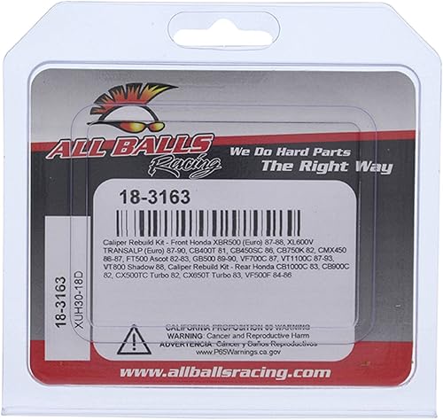 Miniatura 4 de Kit de reconstrucción de pinza delantera All Balls Racing 18-3163 compatible conreemplazo para Honda CB 900 Custom 82