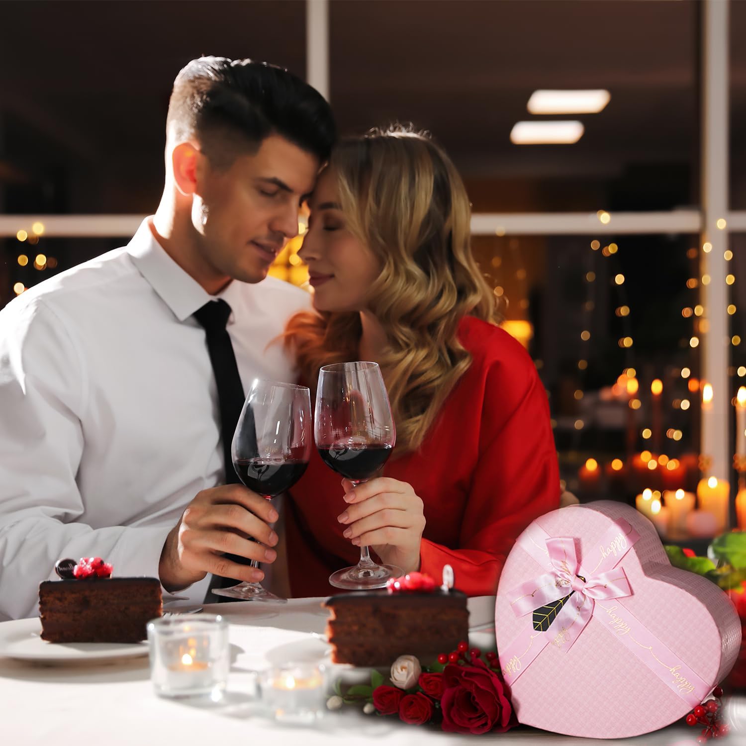 Gift for Women Birthday Gifts for Wife Girlfriend Lover,Unique Ideas Rose Love Gift Basket Box Thinking of You I Love You Romantic Gifts Set Wedding & Engagement Gift (Pink) - Image 8