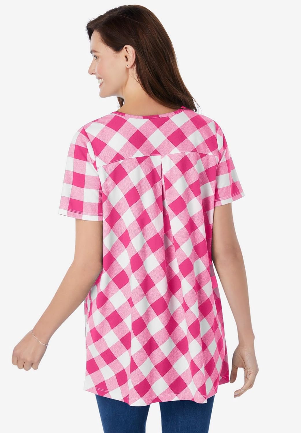 Woman Within Plus Size A-Line Knit Tunic