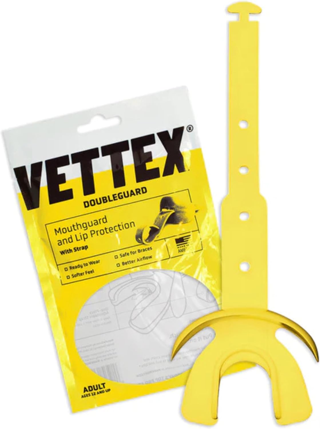 Vettex Doubleguard Mouthguard with Lip Protection