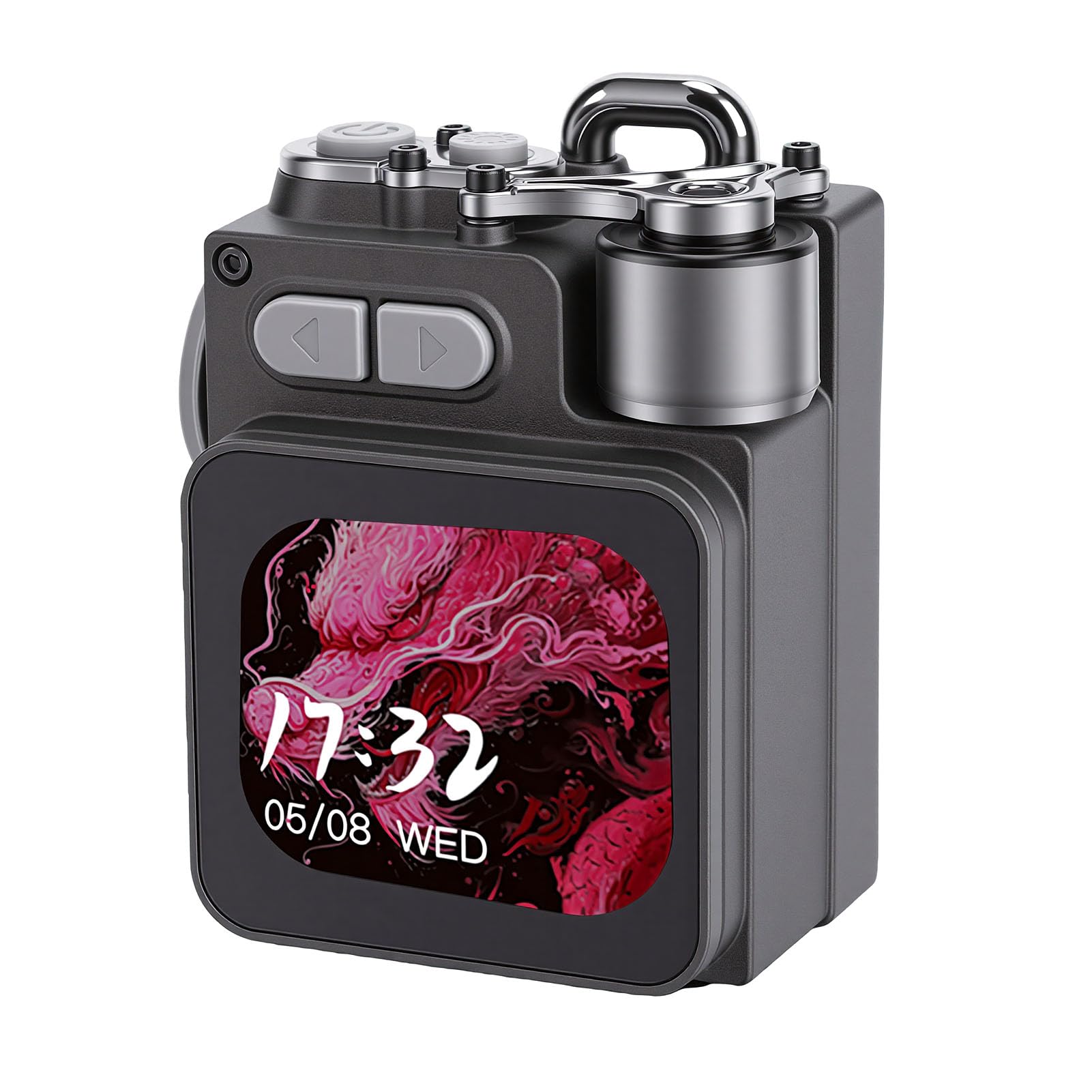 Asixxsix Mini Haut-Parleur Bluetooth Portable avec écran Tactile LED