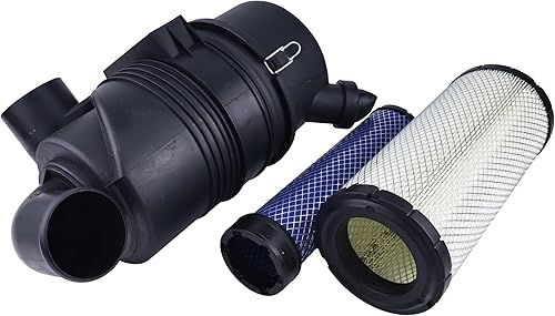 Miniatura 4 de JZGRDN Conjunto de filtro de aire con filtro interior y exterior 6674837 compatible con Bobcat 863 873 T200 Minicargadora