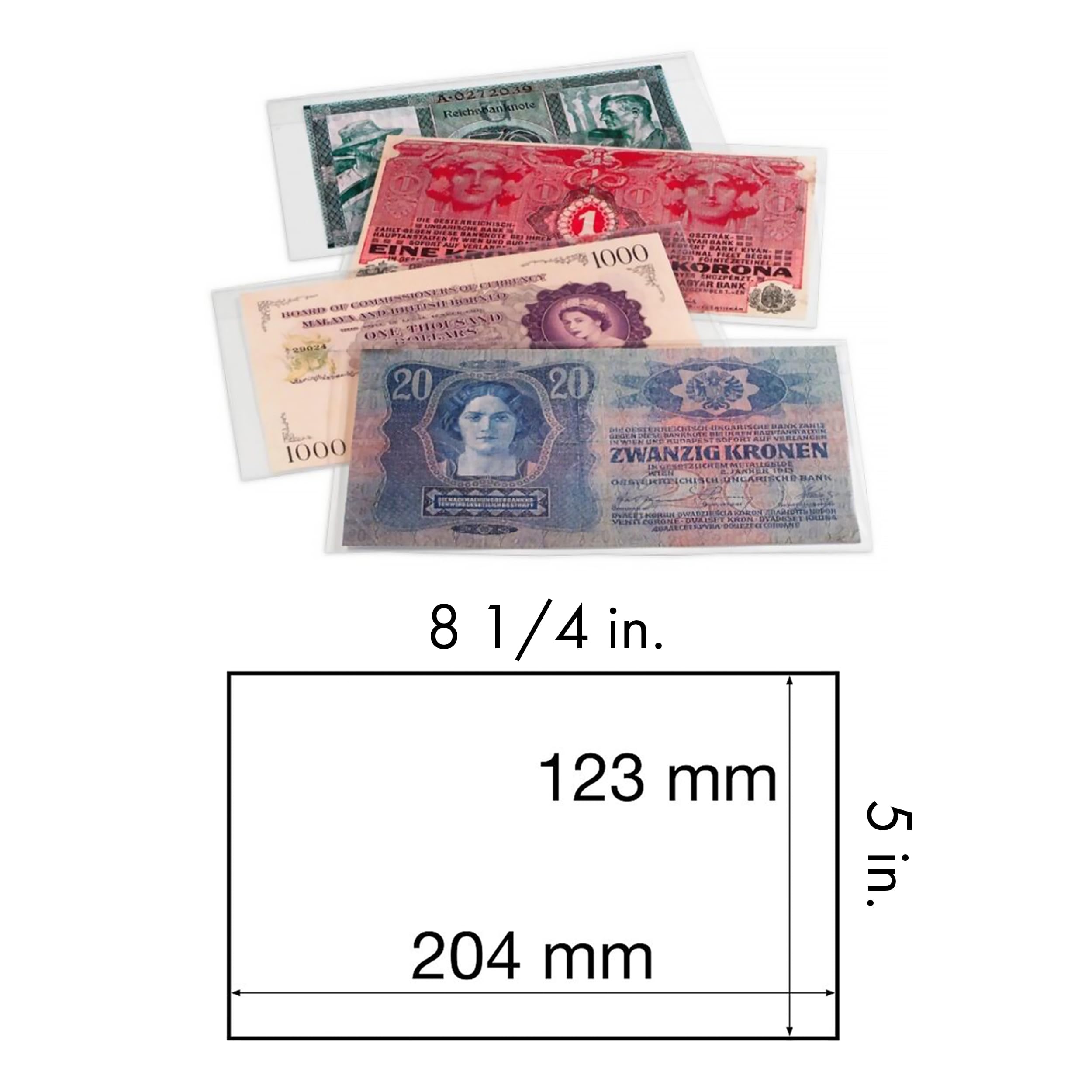 Leuchtturm1917 Lighthouse 341222 banknoty, BASIC, 204 x 123 mm