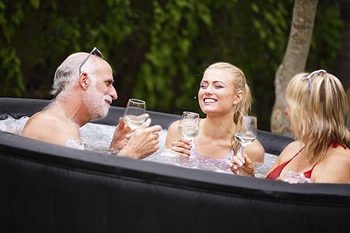 Miniatura 2 de MSpa, Mont Blanc, Serie Premium, Bañera de hidromasaje inflable y spa para 4 personas, 118 chorros de burbujas de masaje