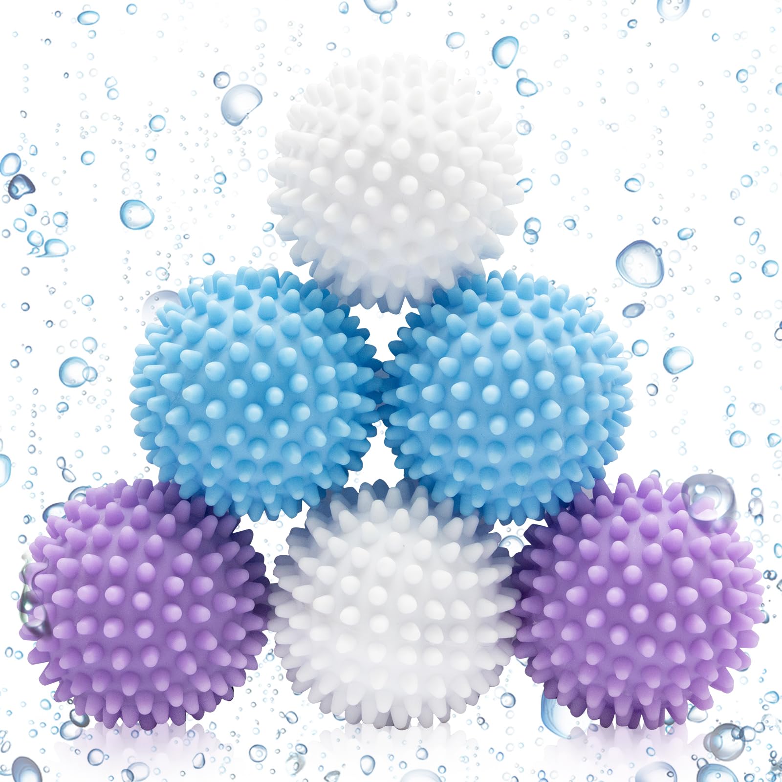 Amazon.co.jp : 洗濯ボール ドライヤーボール 6個セット ランドリー