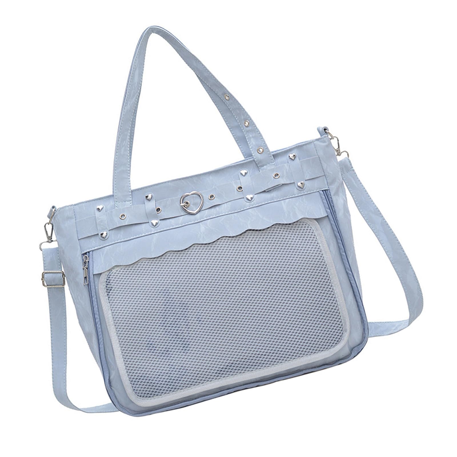 CAZSTYK Lightweight PU Crossbody Bag with Adjustable Strap Large Capacity Shoulder Bag for Daily Commute School Travel Adjustable Strap Purse
