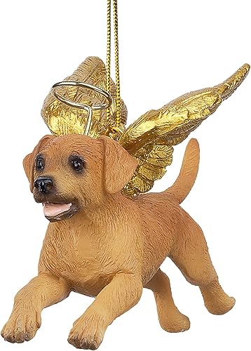 Miniatura 9 de Design Toscano Honor the Pooch Adorno de ángel de perro de fiesta de toro francés