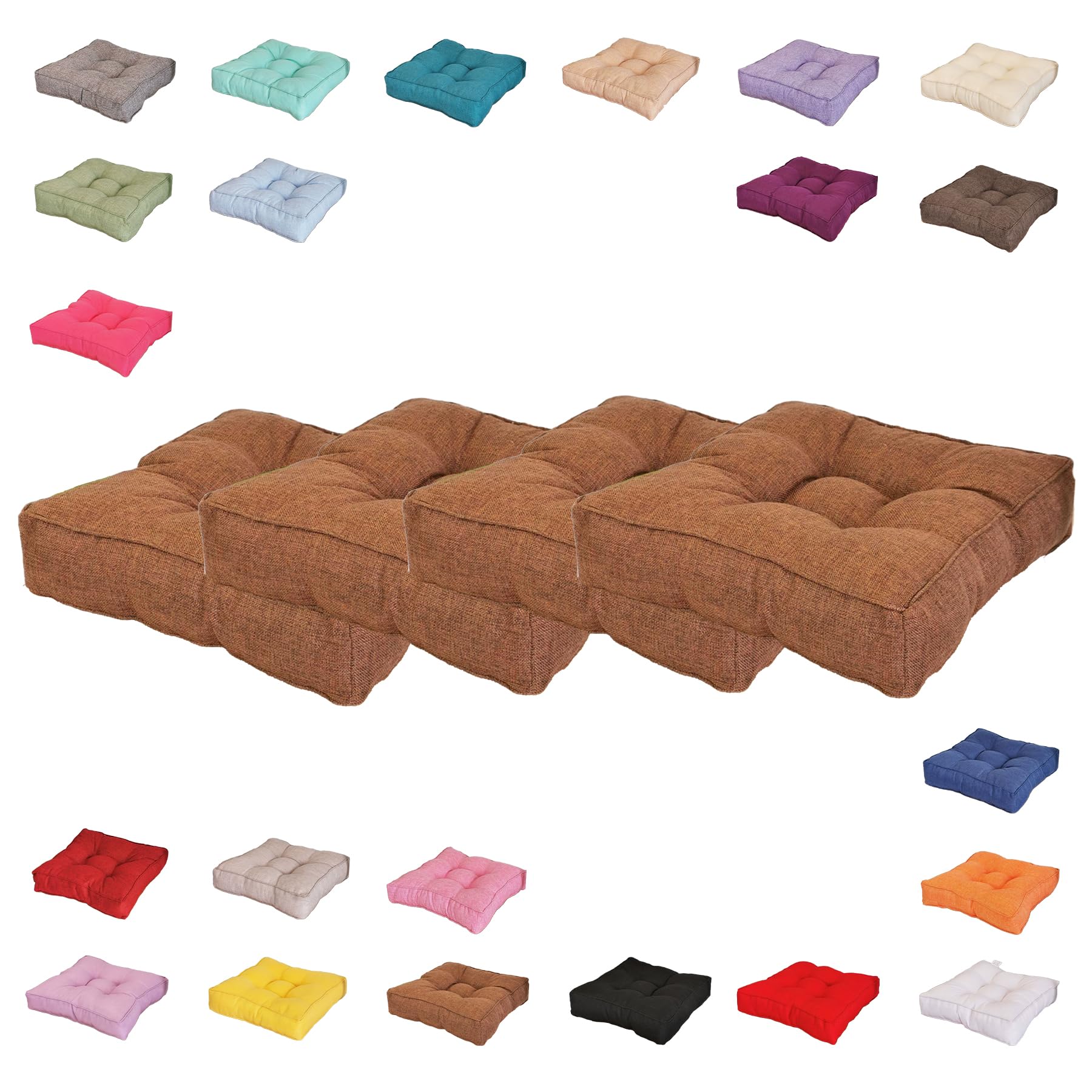 Cojines para interiores y exteriores Loun Cushs de 45 x 45 cm con acabados premium