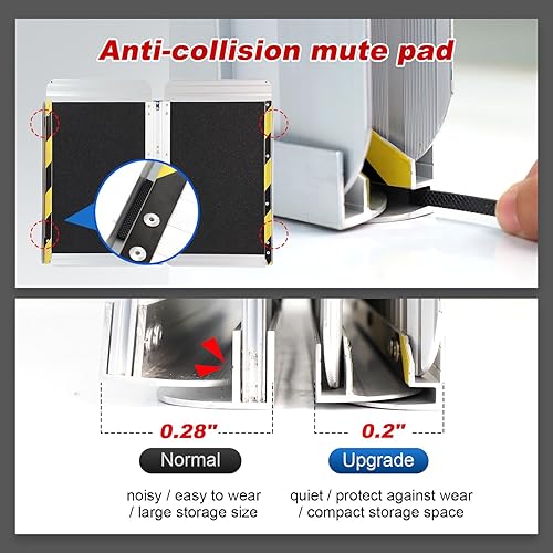 Miniatura 5 de Ruedamann Rampa para silla de ruedas de 2 pies, rampa portátil para silla de ruedas para la entrada del hogar, diseño más ancho, rampas plegables