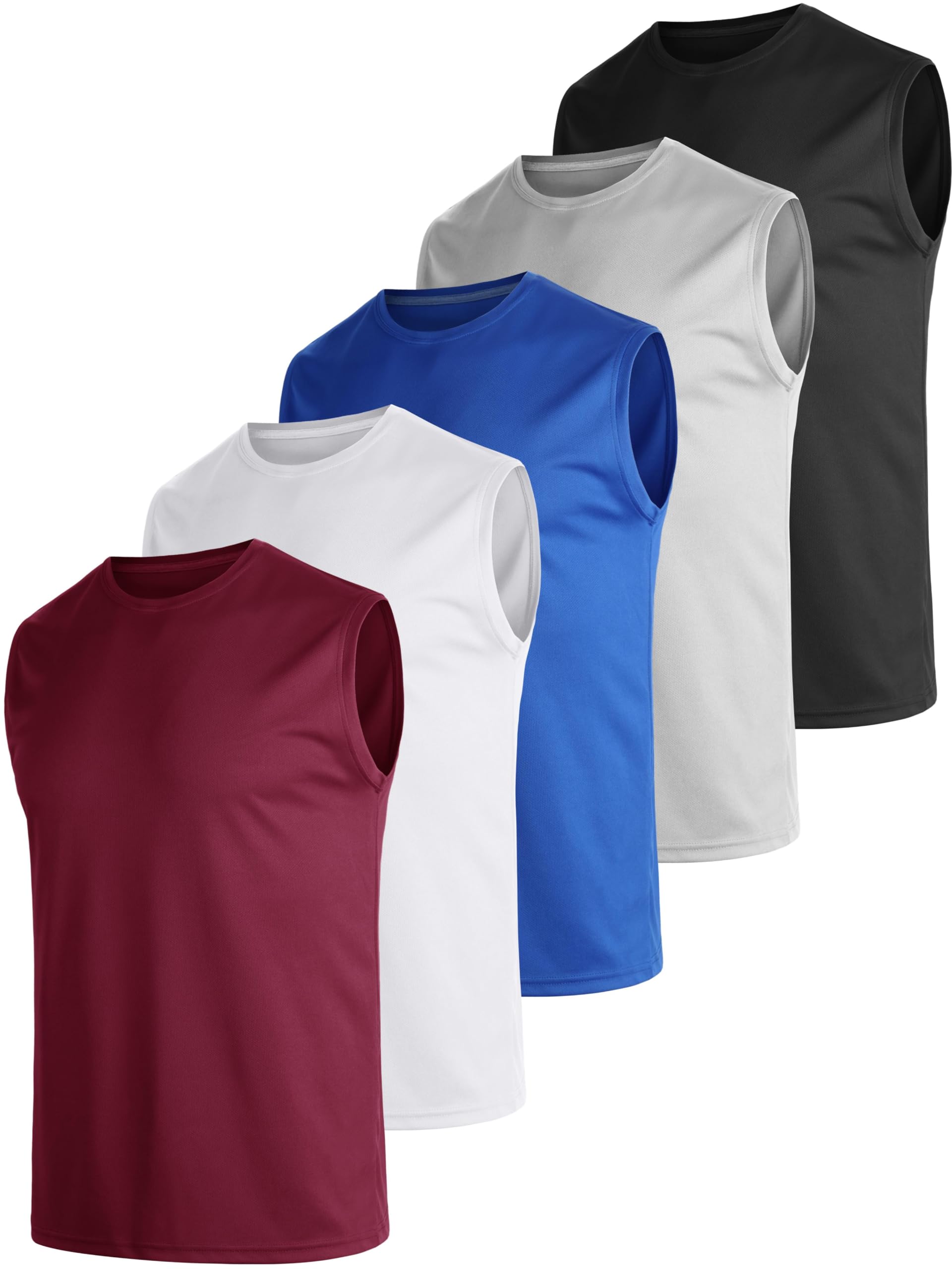 UEEKO Mouwloze tanktop voor heren, verpakking van 3 stuks, tanktop
