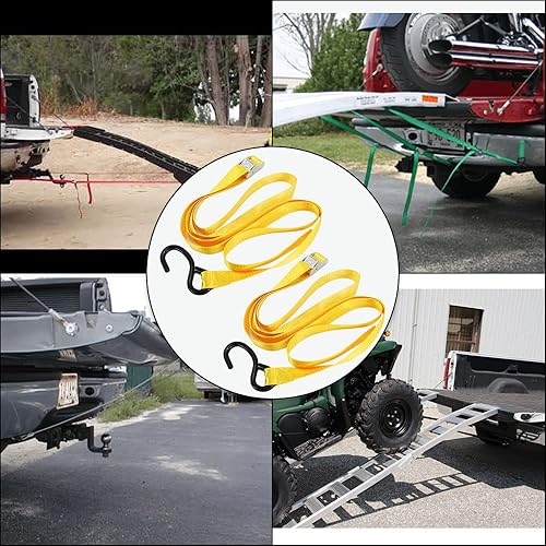 Miniatura 6 de Correa de seguridad de rampa de repuesto para carga ATV 2pack
