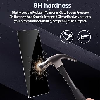 [2+2 Pack] Privacy Screen Protector for Samsung Galaxy Z fold 4，Anti-Spy Tempered Glass Film, Fingerprint Recognition, 9H Hardness, Anti Scratch, Anti Fingerprint