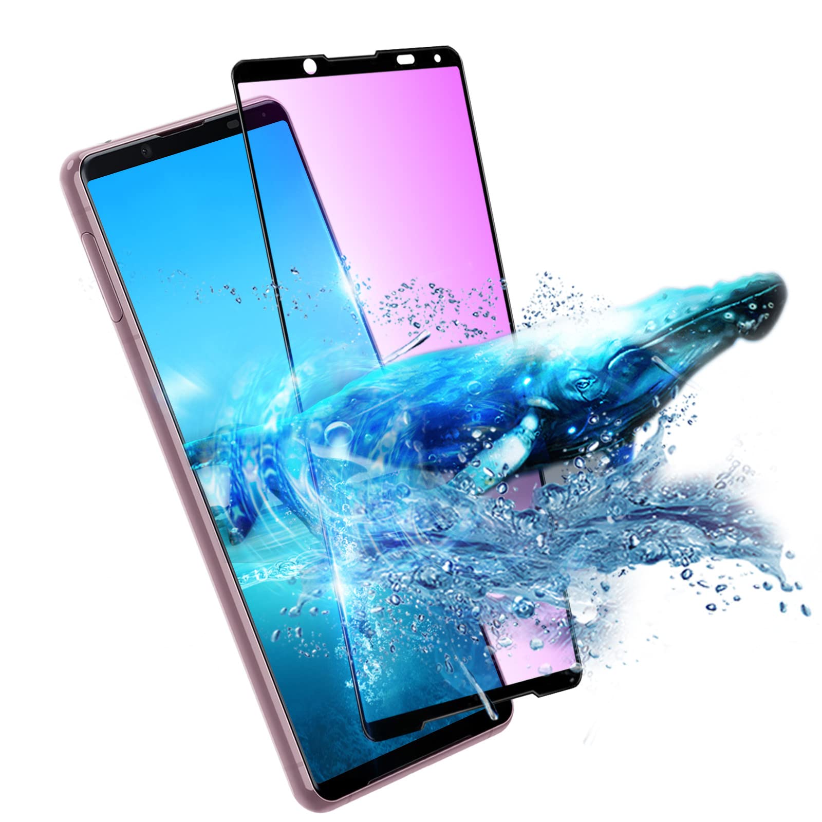 Amazon | 【2024改良型】 Xperia5II ガラス フィルム ブルー Amazon | 【2024改良型】 Xperia5II ガラス フィルム ブルー