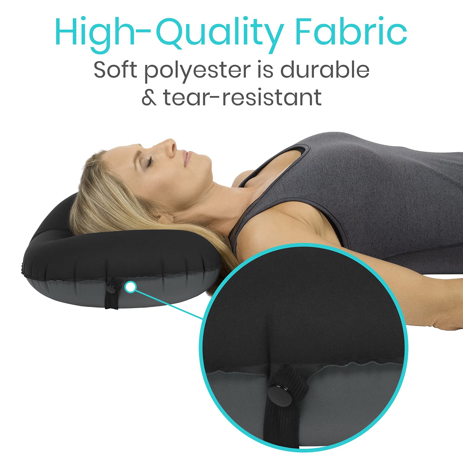 Exсluѕіvе Dіѕсоunt 80% оƒƒеr Vive Inflatable Lumbar Support Cushion with Bag - Backrest Pillow for Car, Office Chair - Adjustable Firm Air Lower Back, Neck Pain, Sciatica Relief - Compact, Portable Camping Travel Headrest