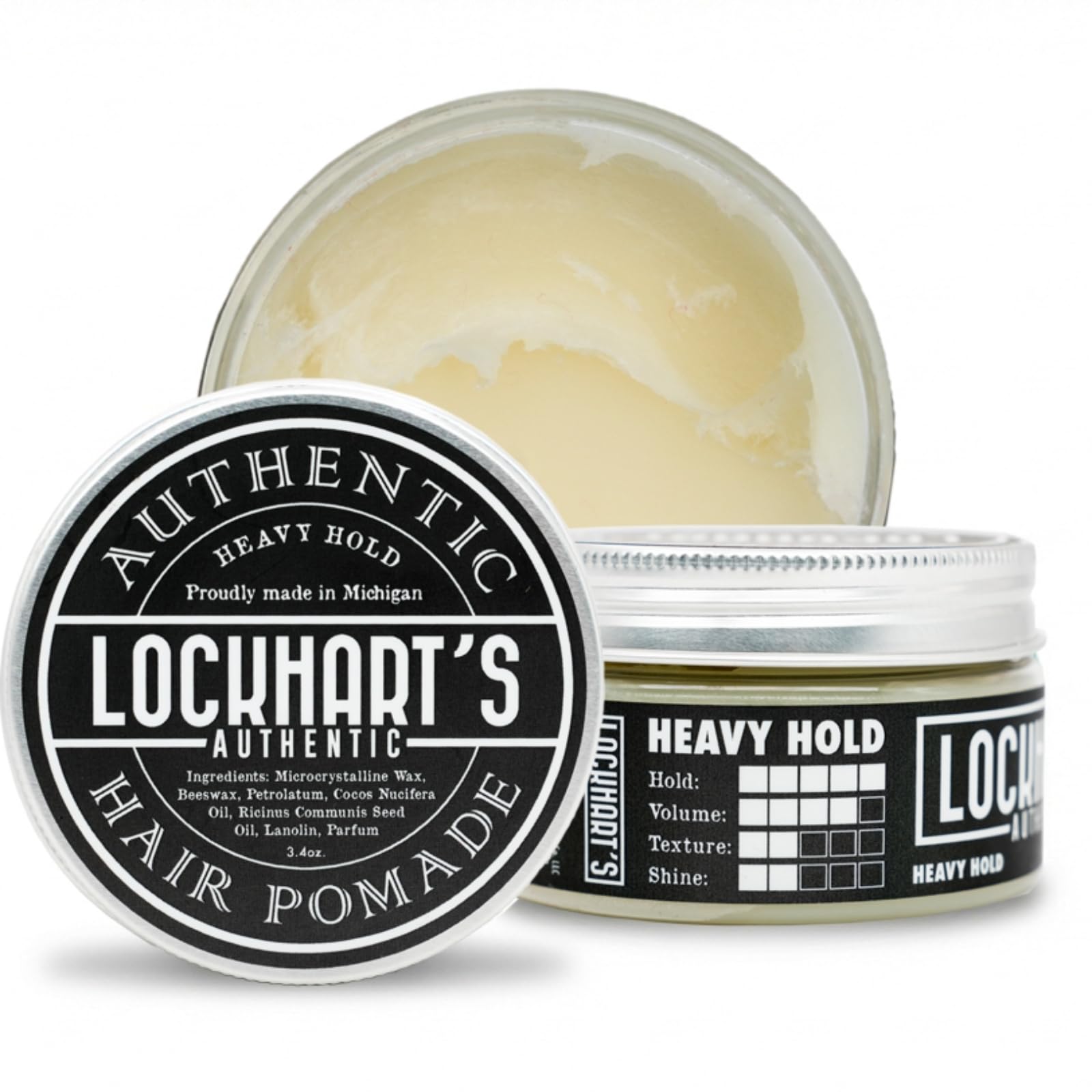 Lockhart's Heavy Hold Authentic Hair Pomade 4oz