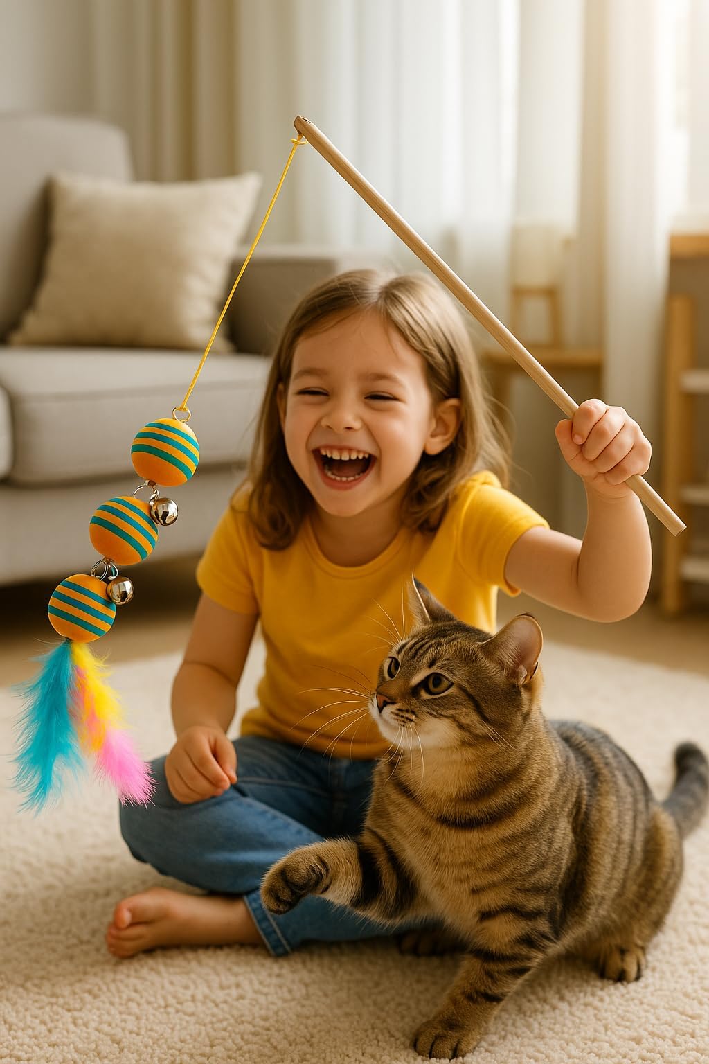 Busstier Kedi Oyun Oltası (Standart, Üç Top)