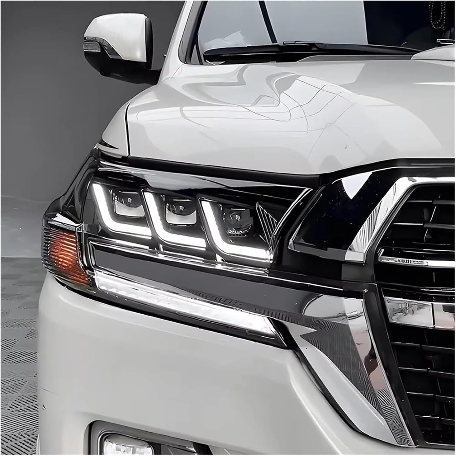 Autoscheinwerfer Scheinwerfer Montage für Toyota Für Land Für Cruiser 2016-2019 Auto Front Lampen