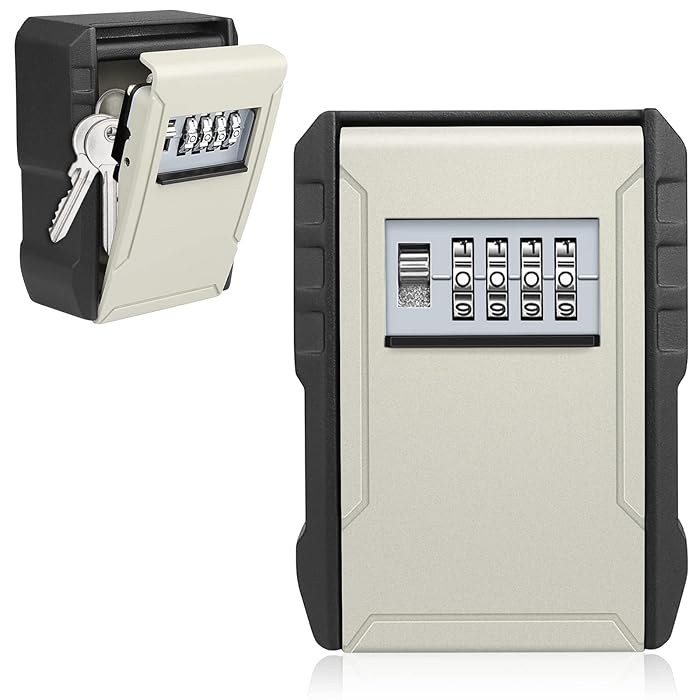 Buy Key Lock Box, [Builtin Hook] [Wall Mounted] Diyife Large Heavy