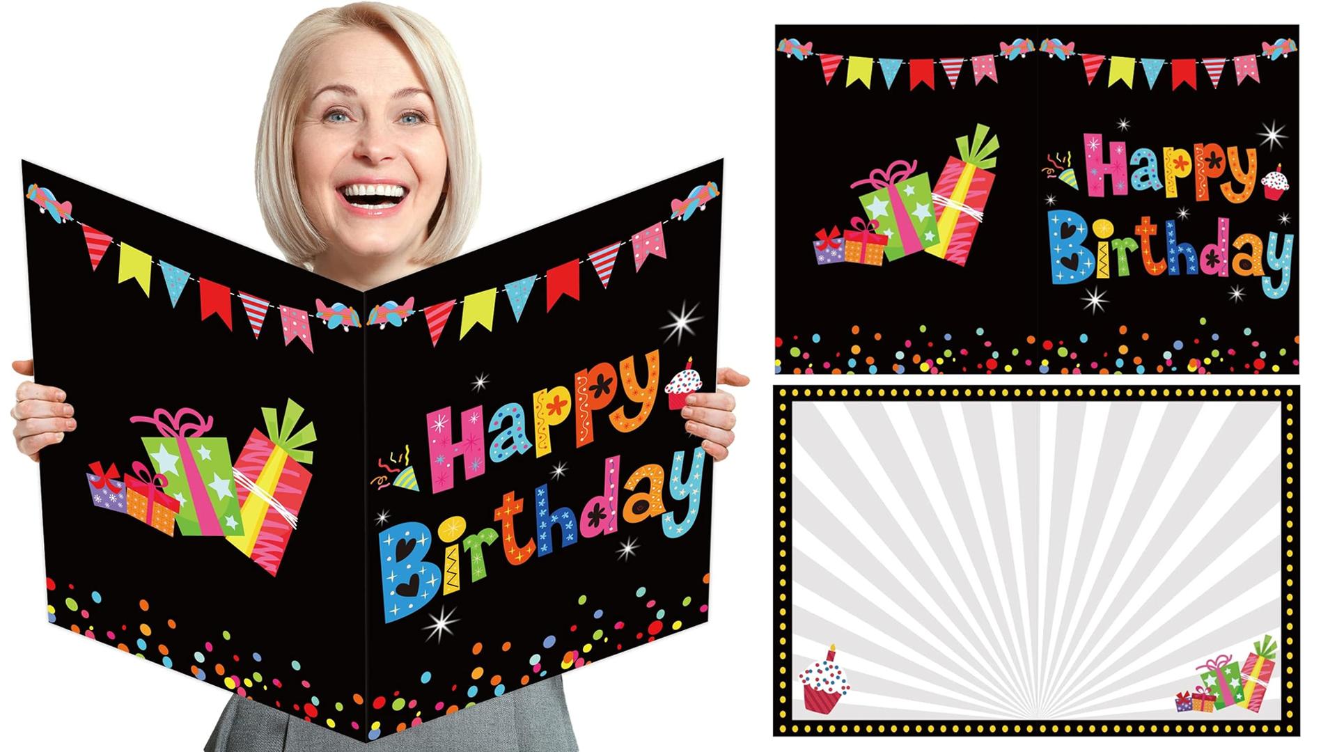 Amazon.com : party greeting Jumbo Birthday Card Giant Guest Book