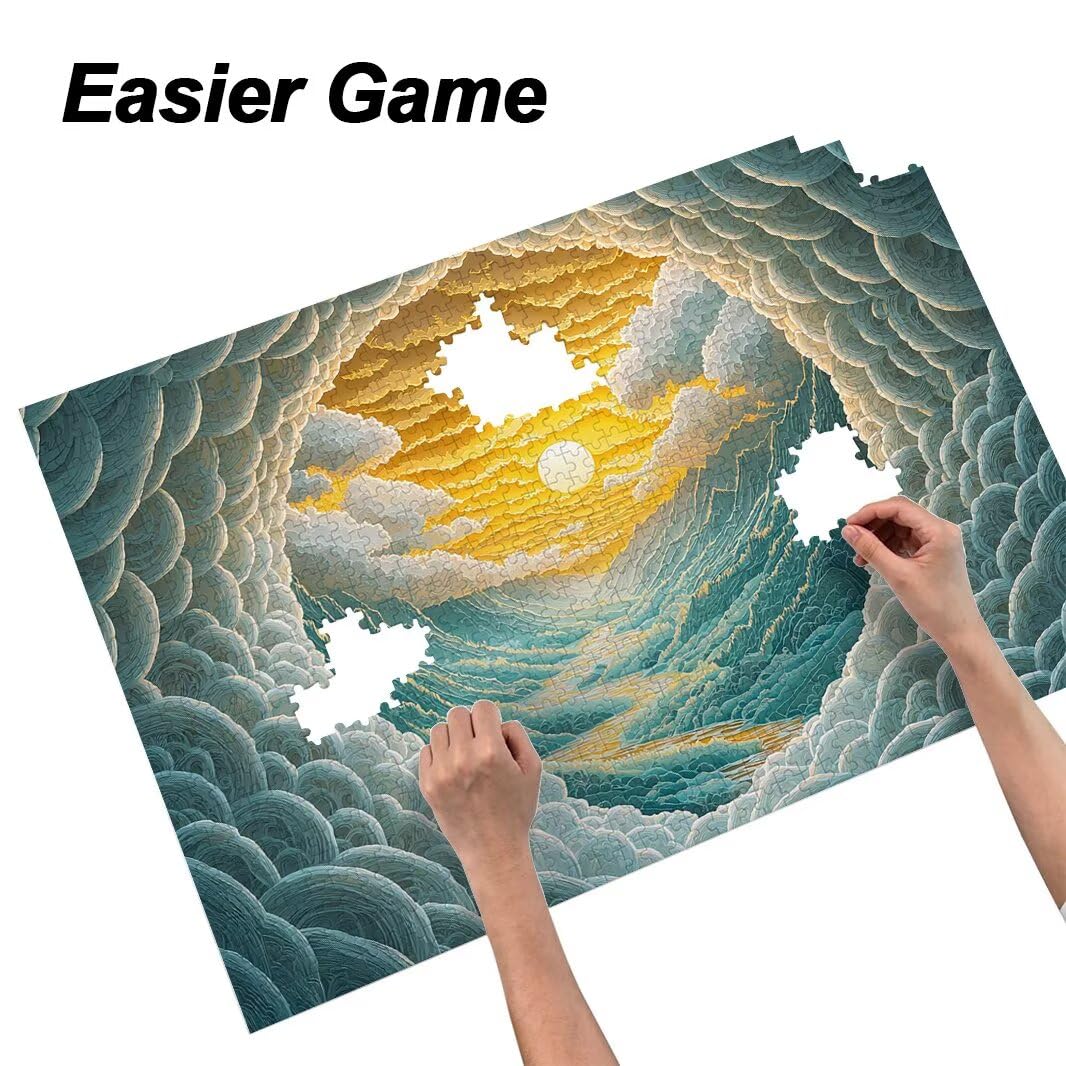 Puzzle 5000 Pezzi, Puzzle Nuvola per Adulti, 157x106cm, Compact Box -4768