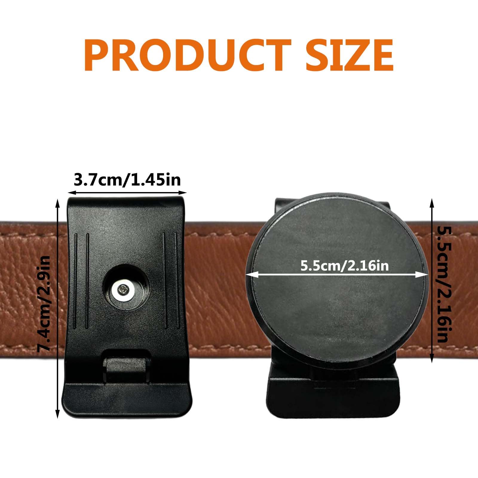 Xuoxeji Heavy-Duty Magnet Belt Clip, Strong Magnetic Tool Holder, Magnetic Tool Pouch Belt for Screw Driver,Drill Bit, Wrench - Image 2