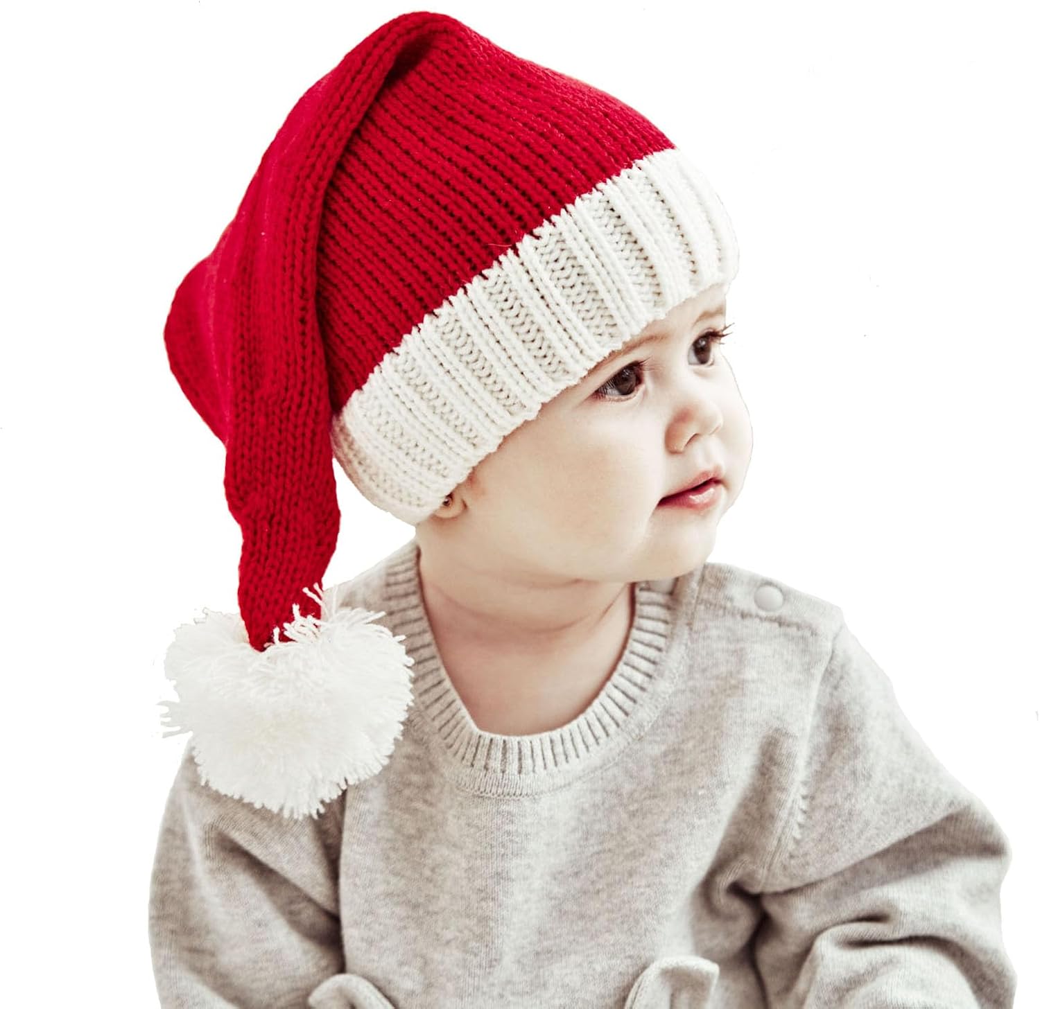 Christmas Hat Family Matching Winter Warmer Mother & Baby Knit Cap Xmas Parent-Child Warm Knit Skull Cap Santa Crochet Hats Christmas Hat Family Matching Winter Warmer Mother & Baby Knit Cap Xmas Parent-Child Warm Knit Skull Cap Santa Crochet Hats