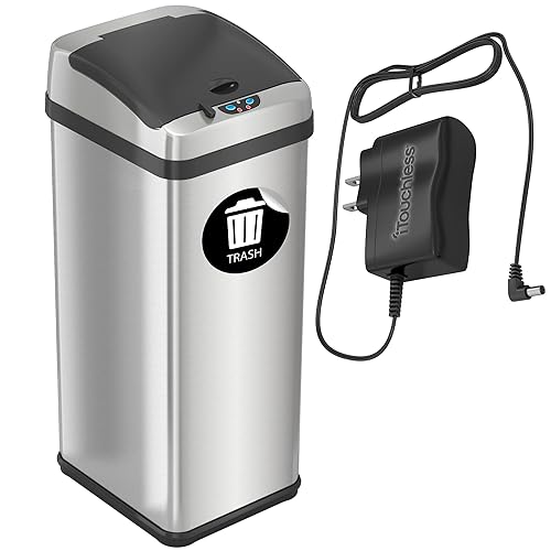 Vista 8 de iTouchless AbsorbX - Paquete de 3 filtros de olor para botes de basura, activados, totalmente natural, amortiguador de olores de carbón activado