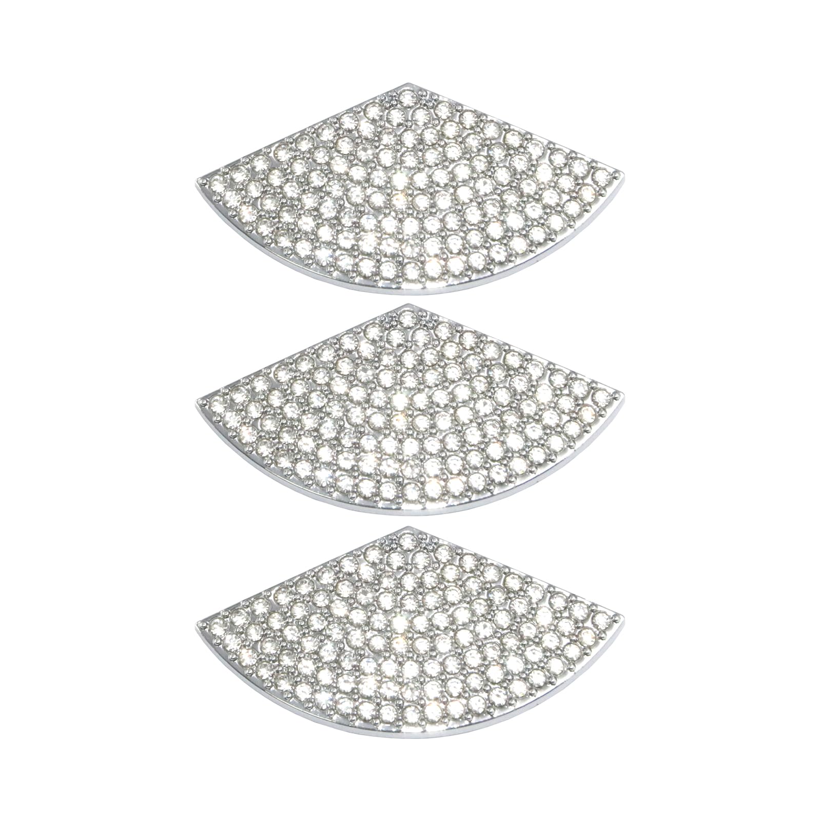 Bling Crystal Emblem Accessory Interior Decal White Sticker Compatible for Mercedes-Benz,49mm