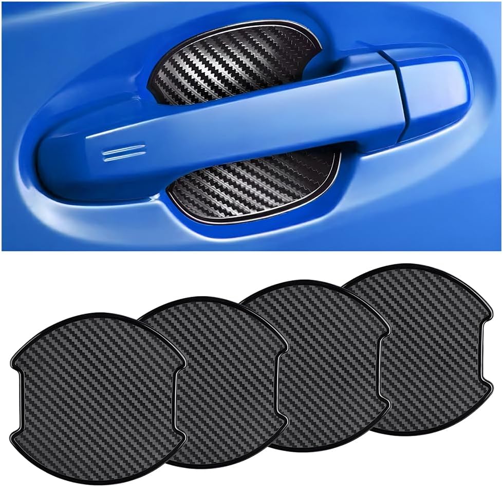 LFWCZS Protection De Poignée De Porte De Voiture Pour MG EHS 2019-2024,Film De Protection De Peinture De Voiture Autocollants 3D Pour Poignée De Portière Anti-Rayures Pièces Détachées Auto,B