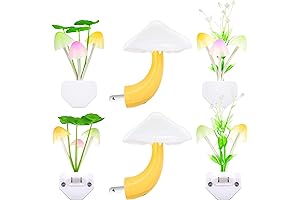 Captivating Color-Changing Mushroom Nightlights