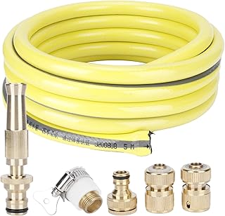 SYH&AQYE Kit de pulverizador de irrigação de jardim kit de lavagem de carro, mangueira de jardim expansível com bocal de pulverização de alta pressão acessório de lavagem de carro equipamento de irrigação