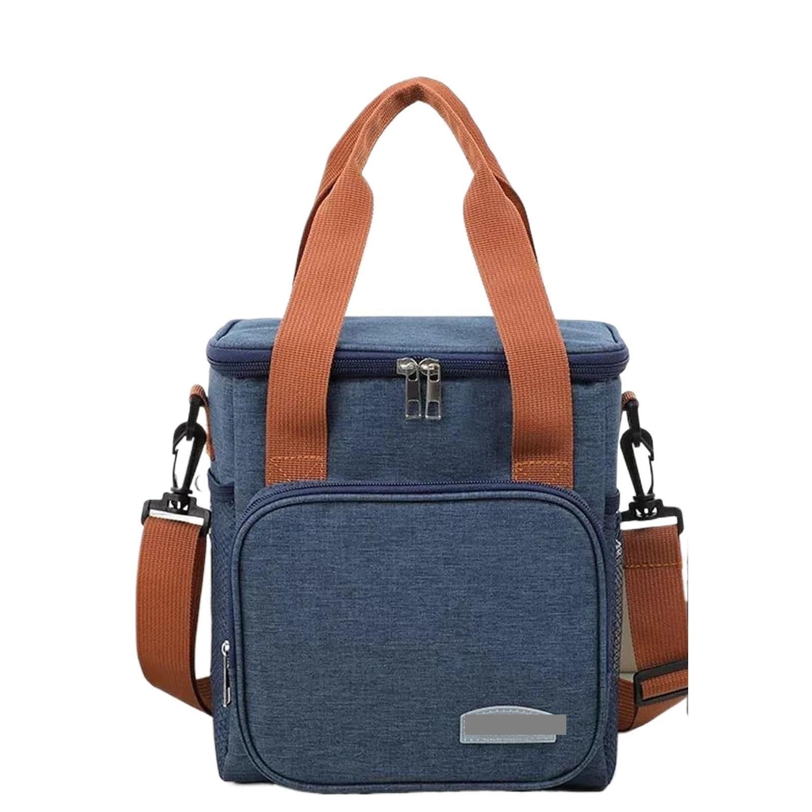 Borsa Frigo Scatola Da Pranzo Isolata Portatile Con Pacchetto Ispessito