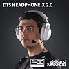 Logitech G PRO X 2 LIGHTSPEED Wireless Gaming Headset, Removable Boom Microphone, 50 mm Graphene Drivers, DTS:X Headphone 2.0, 7.1 Surround, Bluetooth/USB/3.5 mm Aux, PC, PS5, PS4, Switch, White