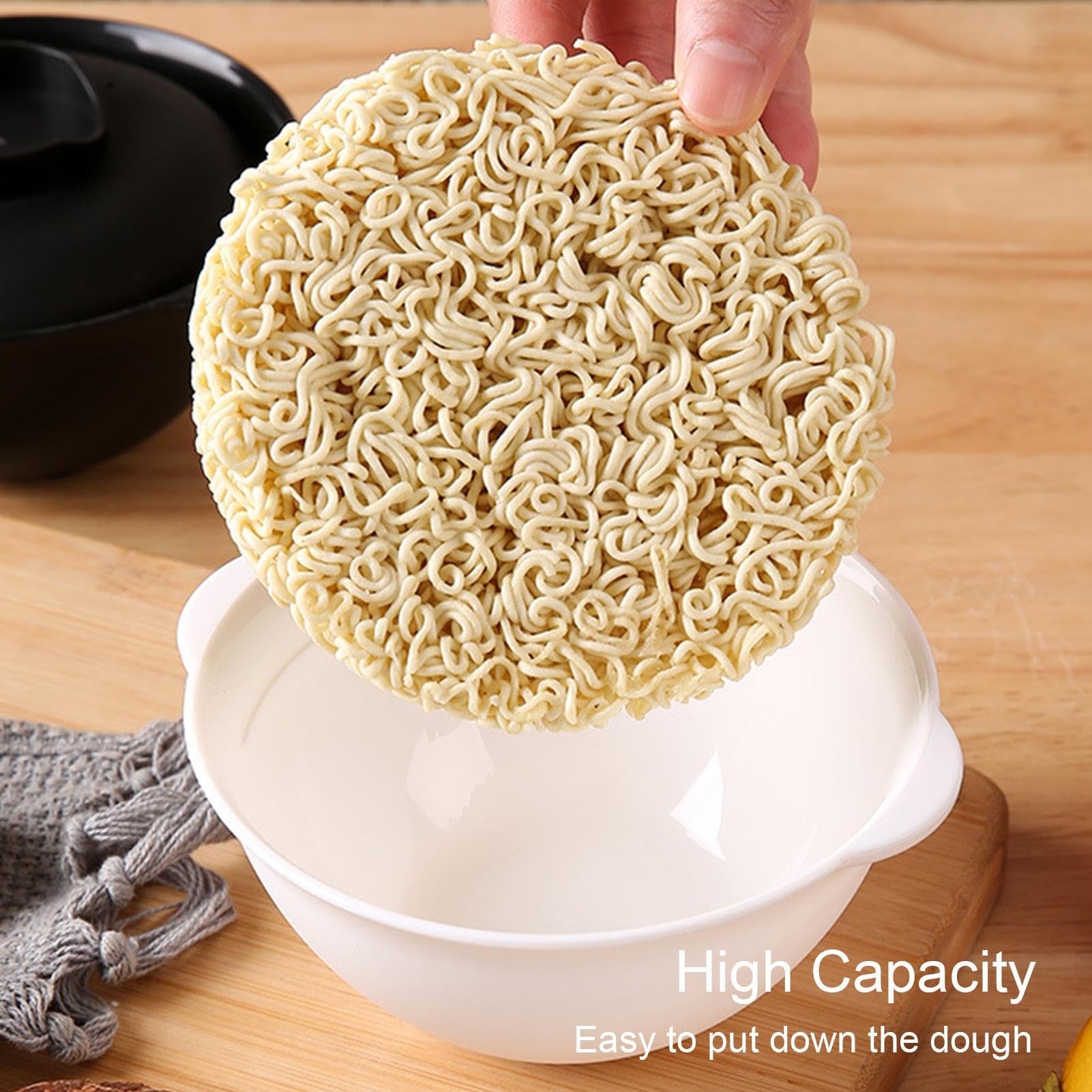 Bol à ramen avec couvercle pour micro-ondes | Bol à soupe avec couvercle passe au micro-ondes | Résistant à la chaleur, nouilles de grande capacité pour appartement, bureau, dortoir universitaire
