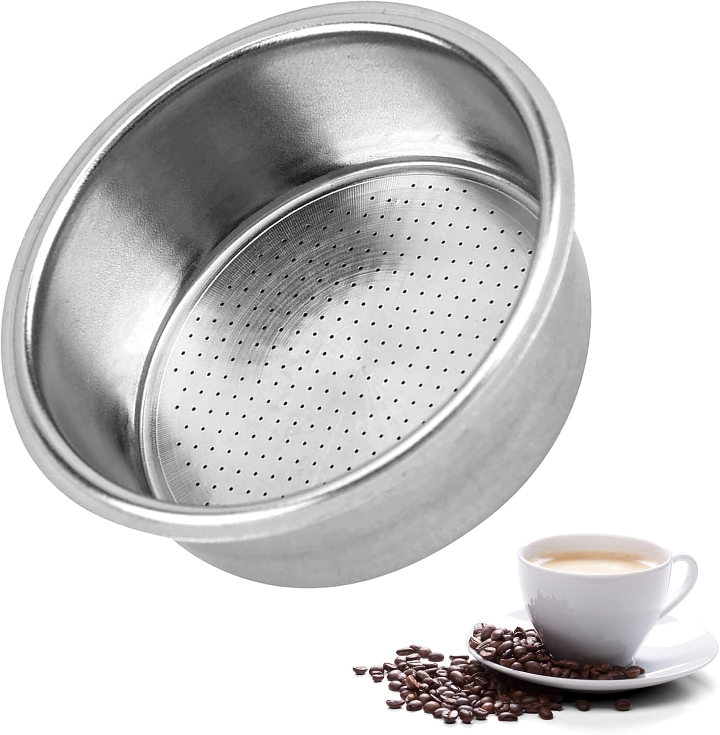 AIBAOBAO Coffee 2 Cups 58mm Stainless Steel Non Pressurized Filter