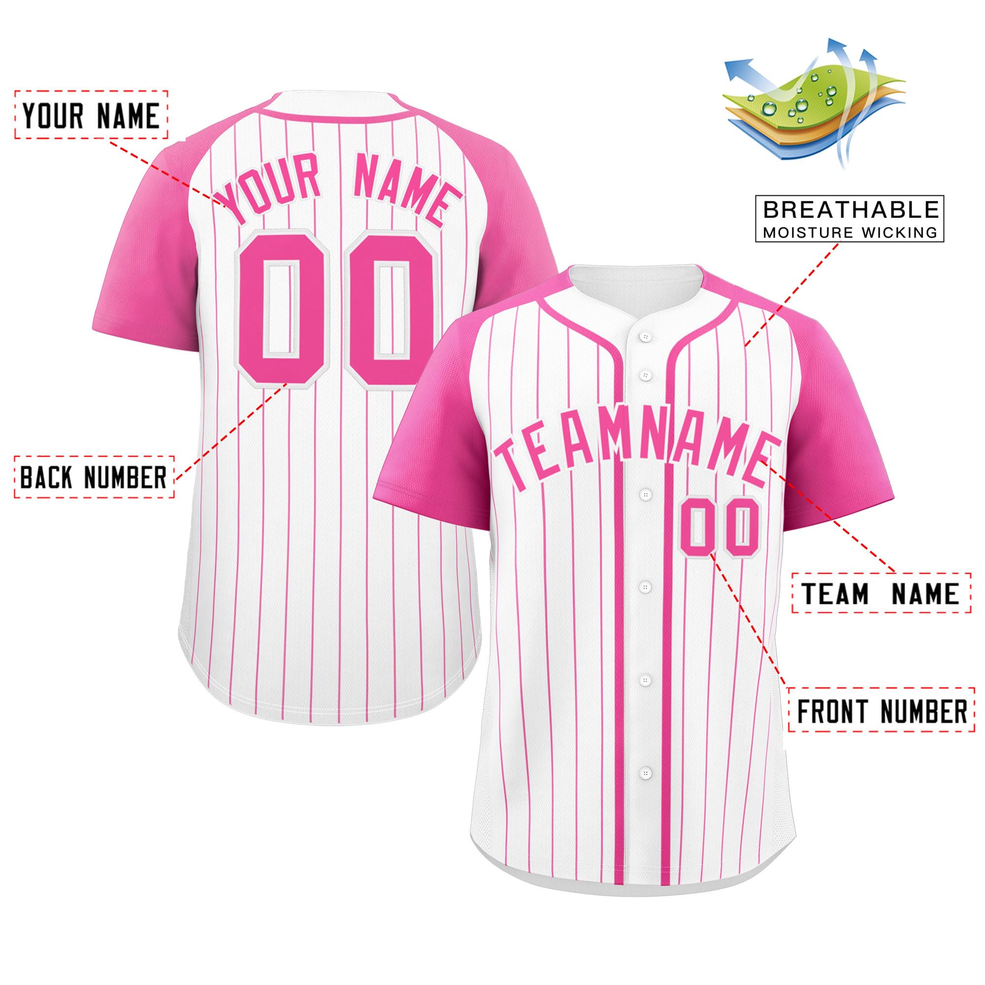Custom Baseball Jersey Kids Men Women Youth Personalized Pinstripe Sport Jersey Printed Stitched Name Number Logo