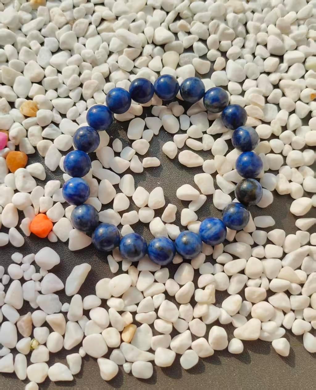 Bracelet Obsidian,5/16 inch Beaded Stretchy Crystal Elastic Bracelets, approximately 6-1/4 Inch Adjustable Unisex Protection Healing,Bitherday Gifts for BestFriend - Image 6