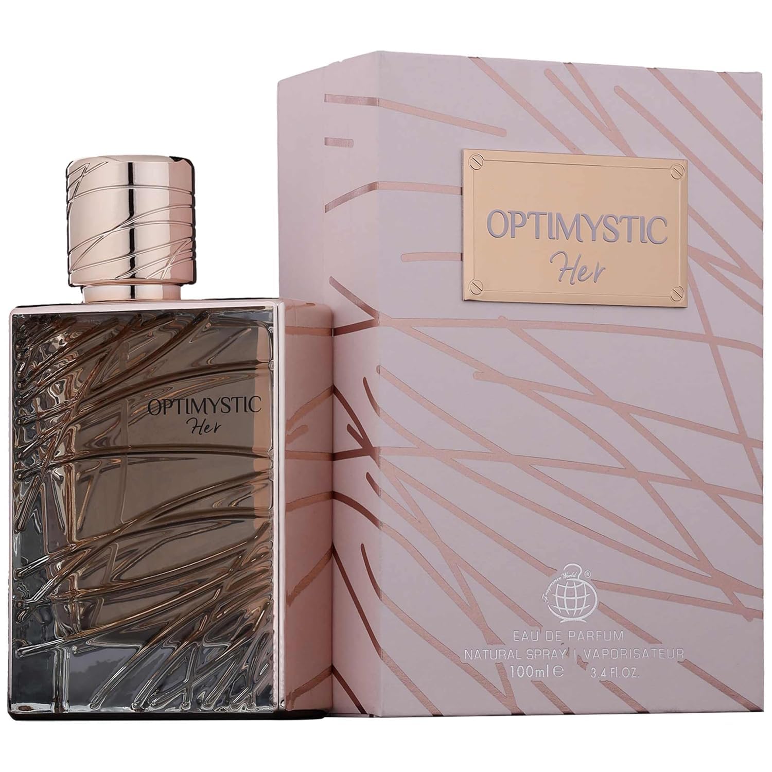 Optimystic for her - Eau de Parfum - By Fragrance World - Perfume For Women, 100ml
