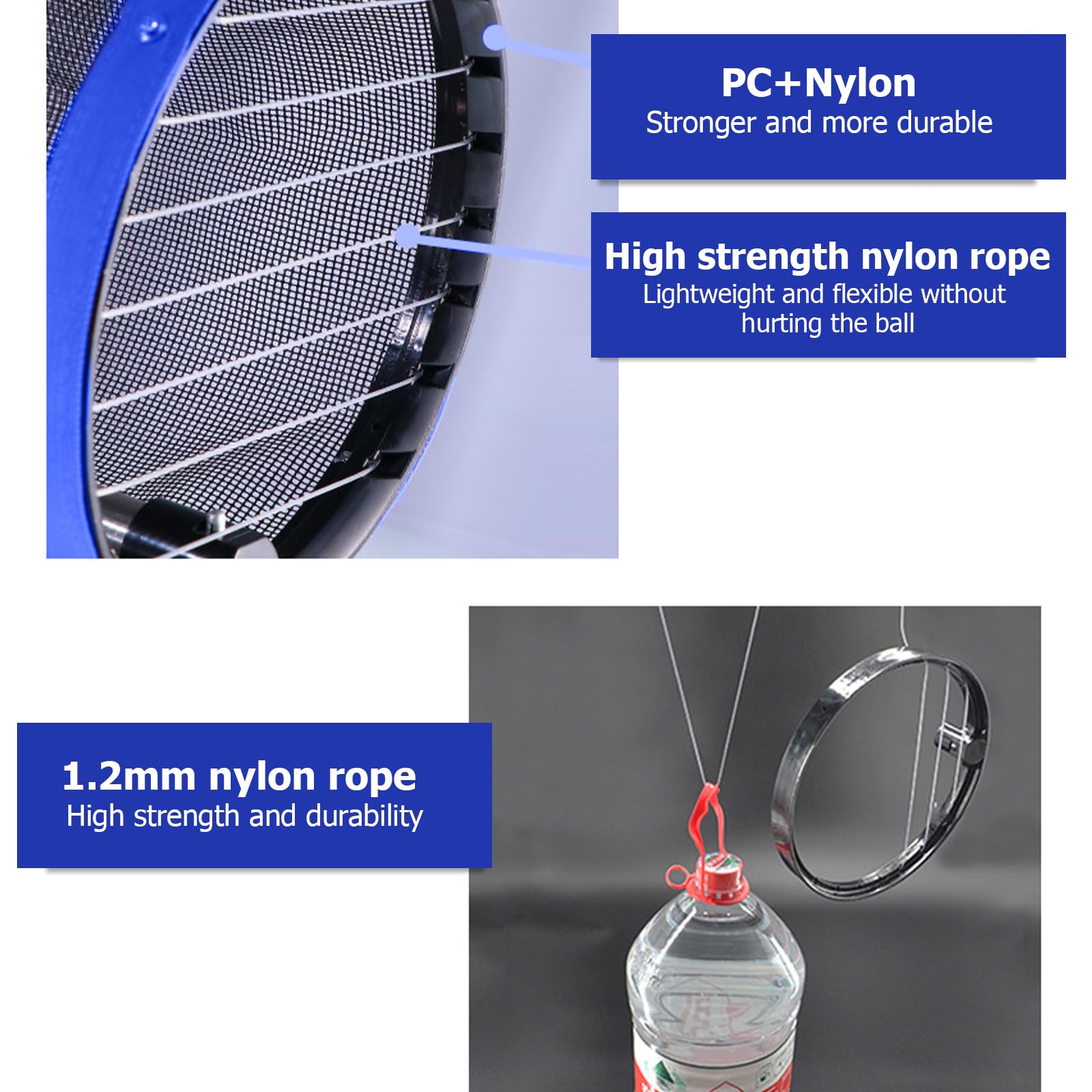 Raccoglitore di palline da ping pong in acciaio inox, manico lungo, per raccogliere palline da ping pong, non piegarsi