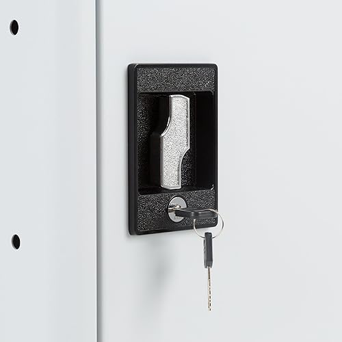 Vista 11 de Gabinete de carga para Chromebook, portátil y tableta de montaje en pared de 12 bahías de la serie Shapes