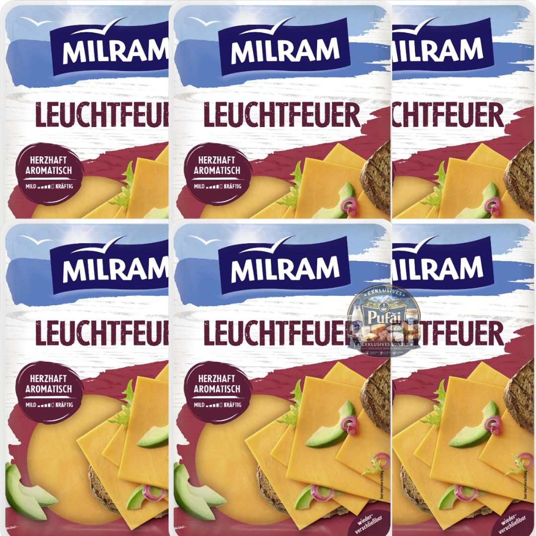 PUFAI Bundle – Leuchtfeuer Frischkäsezubereitung 150 g – Cremiger Brotaufstrich für Frühstück, Brot und Snacks – Vorteilspack 6er-Set